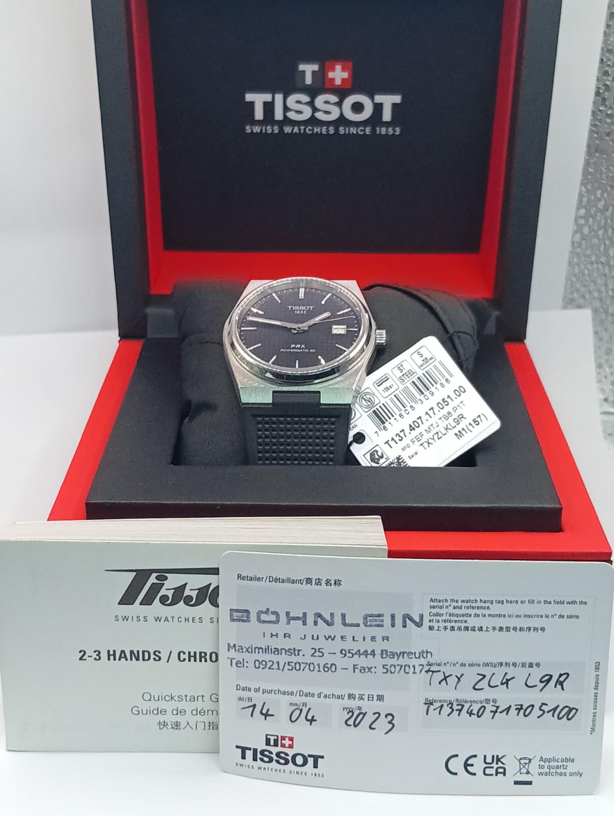 Tissot PRX Powermatic 80 ref.T137.407.17.041.00