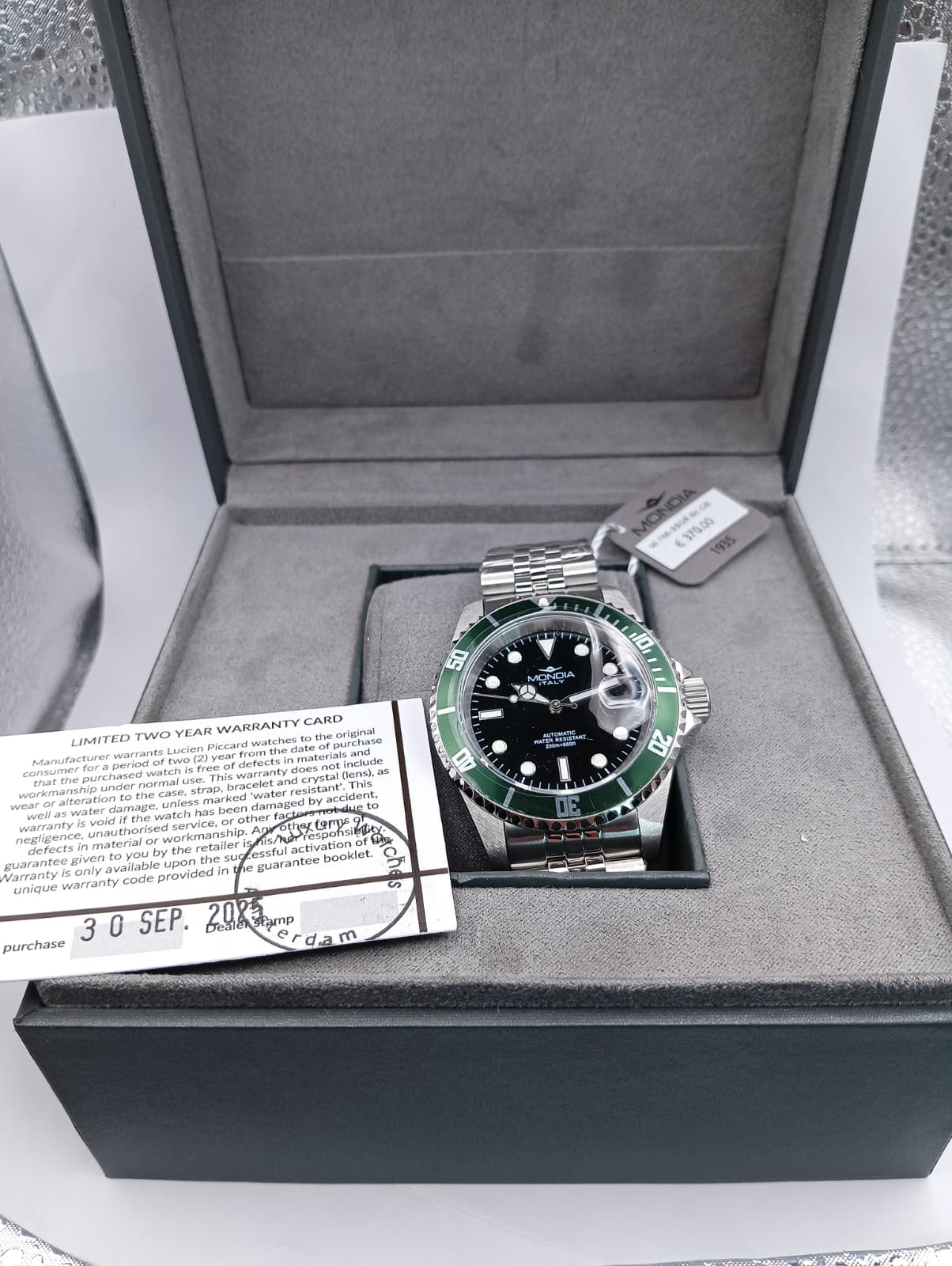 Mondia Automatic Diver MI-786 Green (Hulk)