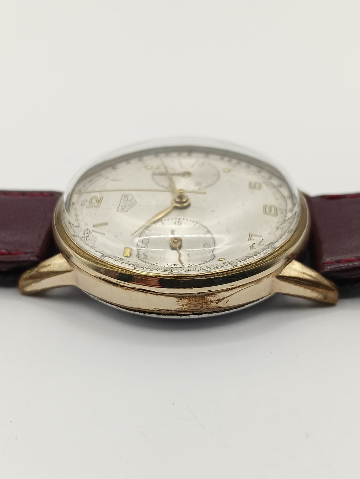 Heuer Chronograph 1950's Gold Plated