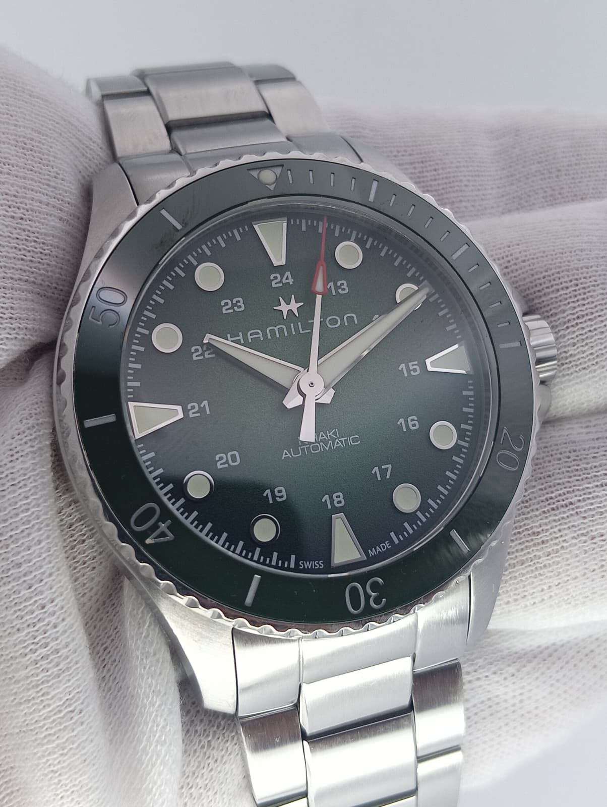 Hamilton Khaki Navy Scuba Auto Green H82525160