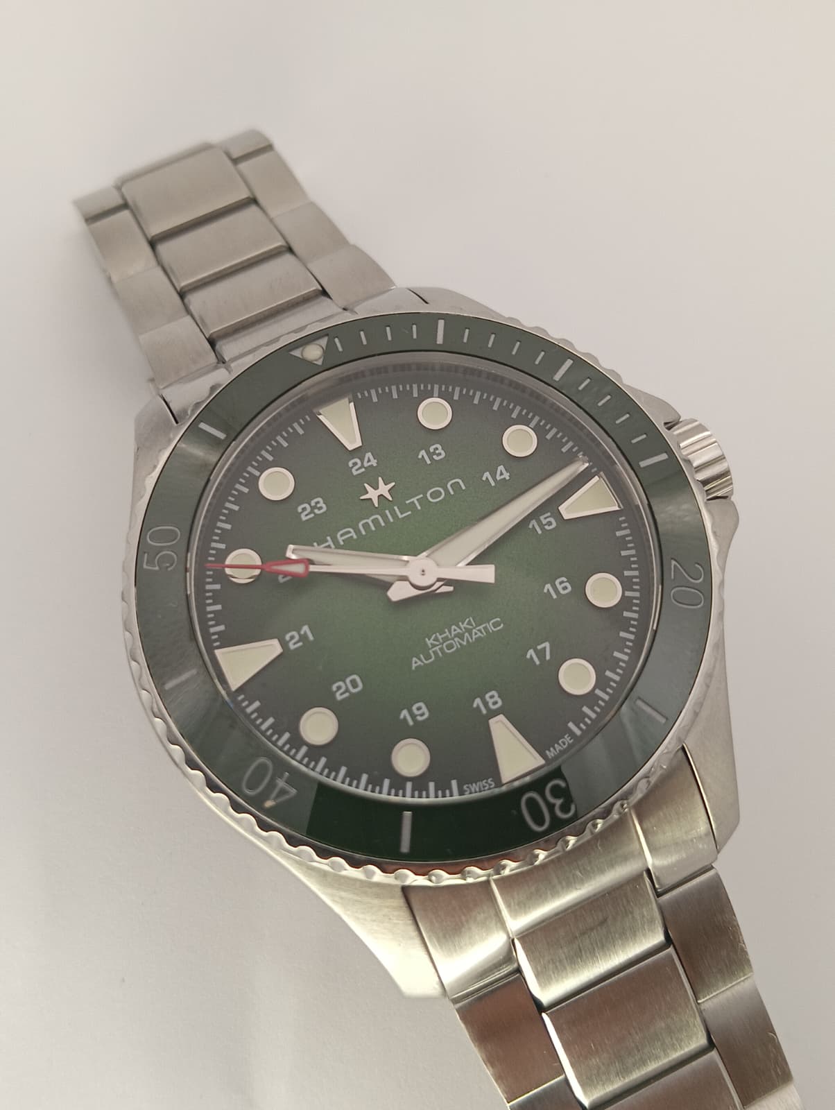 Hamilton Khaki Navy Scuba Auto Green H82525160