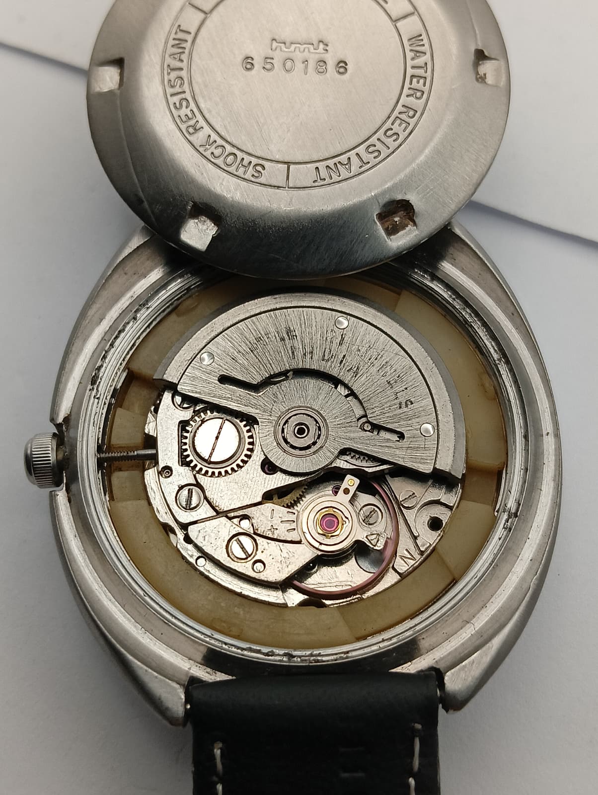 Vintage HMT Rajat Automatico – 21 Jewels – Giorno/Data – Made in India