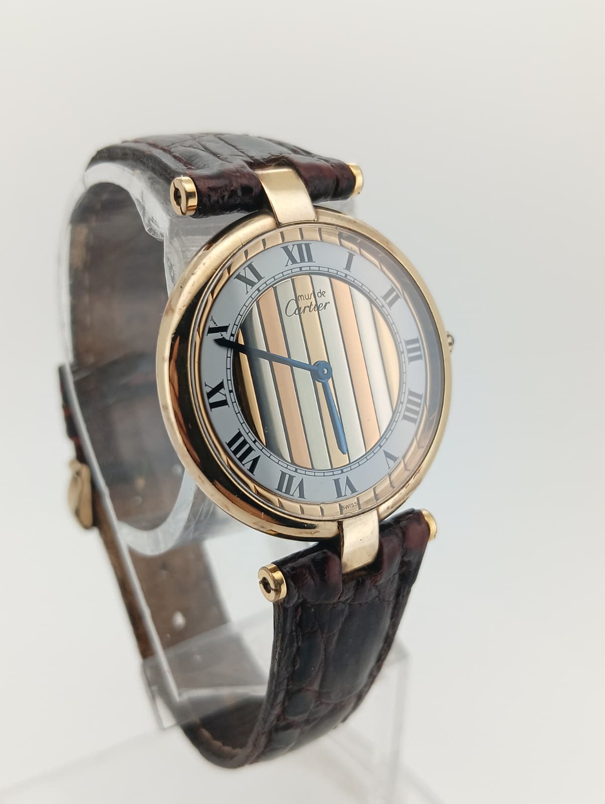 Cartier Must Vendôme Vermeil "Trinity Dial" ref.590004