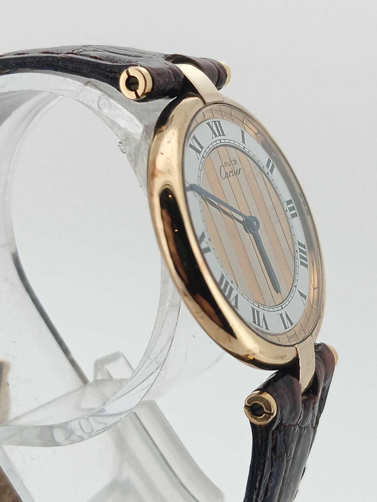 Cartier Must Vendôme Vermeil "Trinity Dial" ref.590004