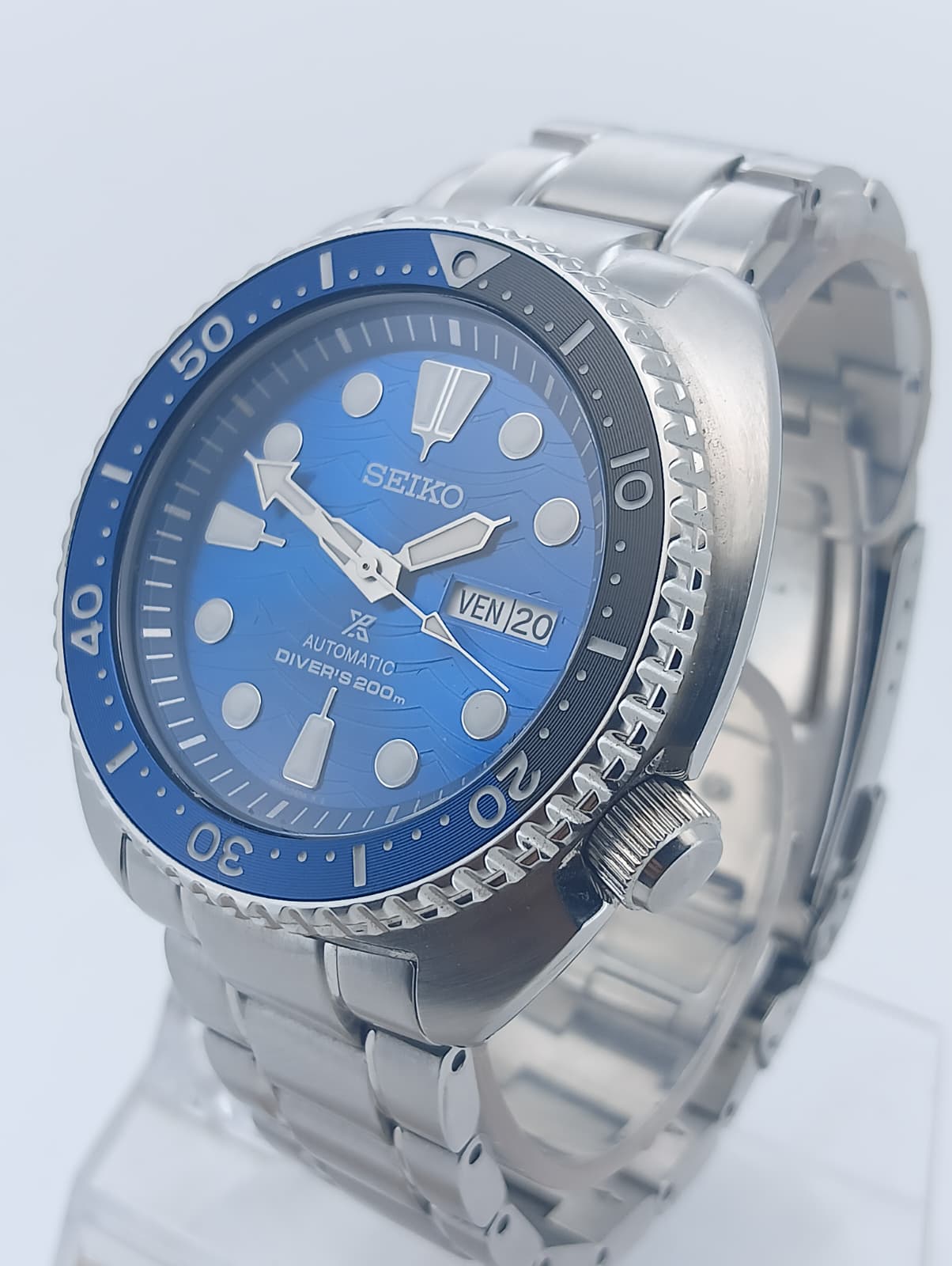 SEIKO PROSPEX "Turtle" Save The Ocean - SRPD21K1 "Great White Shark" 🦈