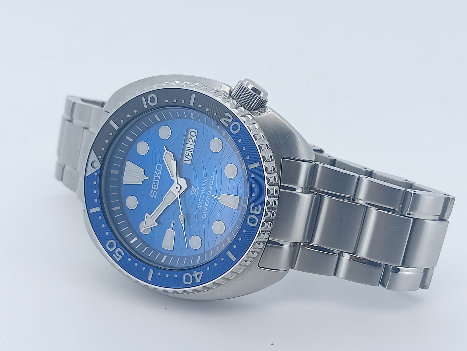SEIKO PROSPEX "Turtle" Save The Ocean - SRPD21K1 "Great White Shark" 🦈