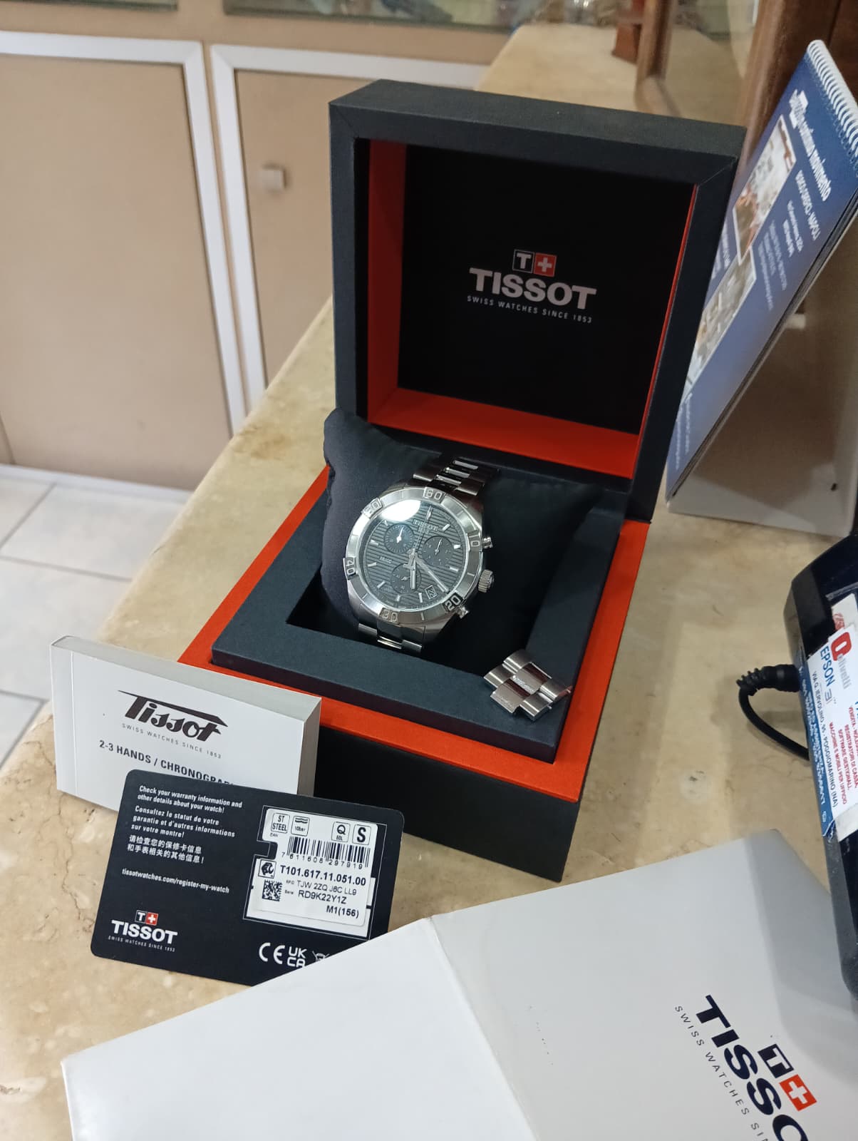 Tissot PR 100 Sport Chronograph 44mm – Ref. T101.617.11.051.00 –