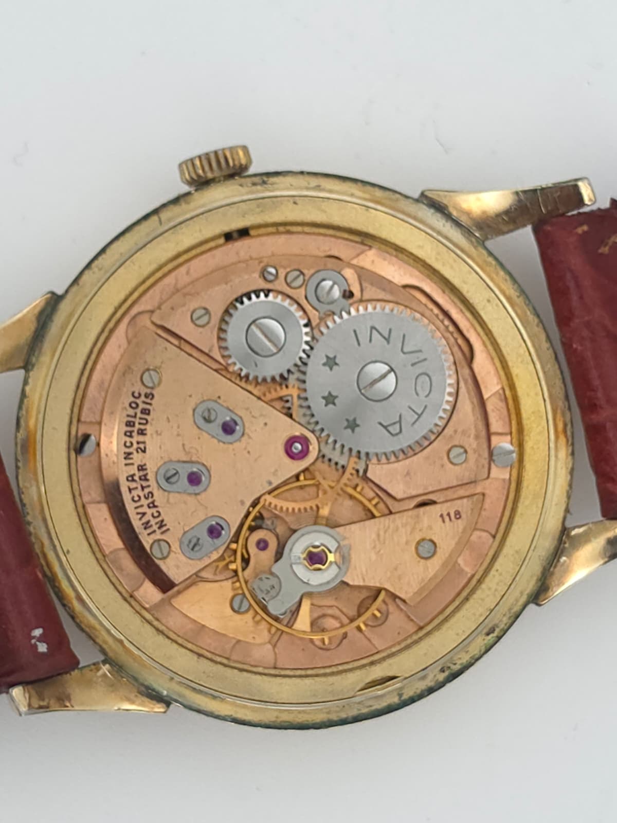 INVICTA Incabloc Incastar Vintage 36mm – Quadrante Pie-Pan