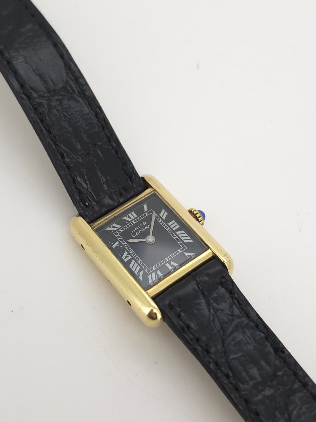 Cartier Tank Must - Meccanico Black Roman Ref.3