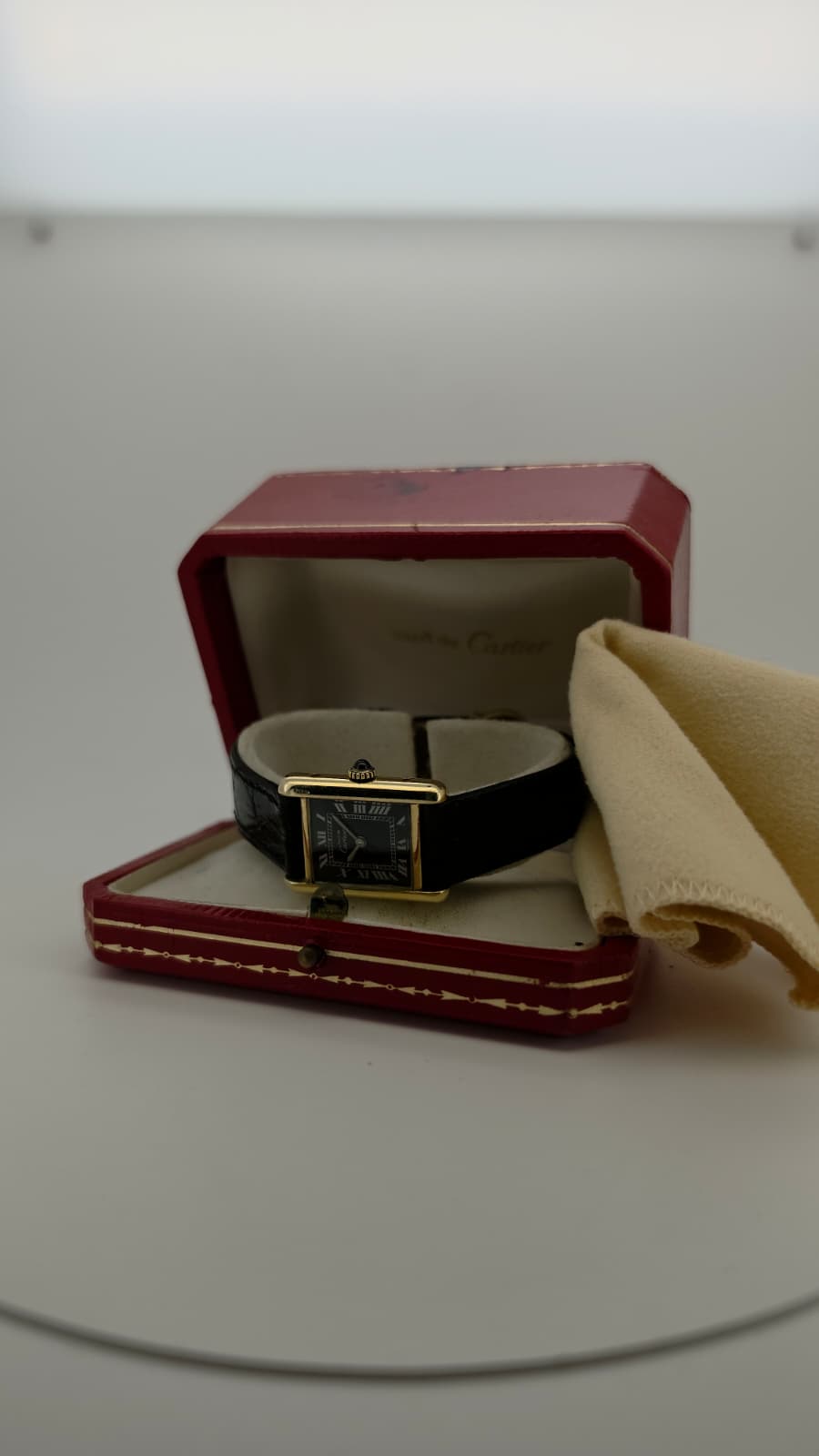 Cartier Tank Must - Meccanico Black Roman Ref.3