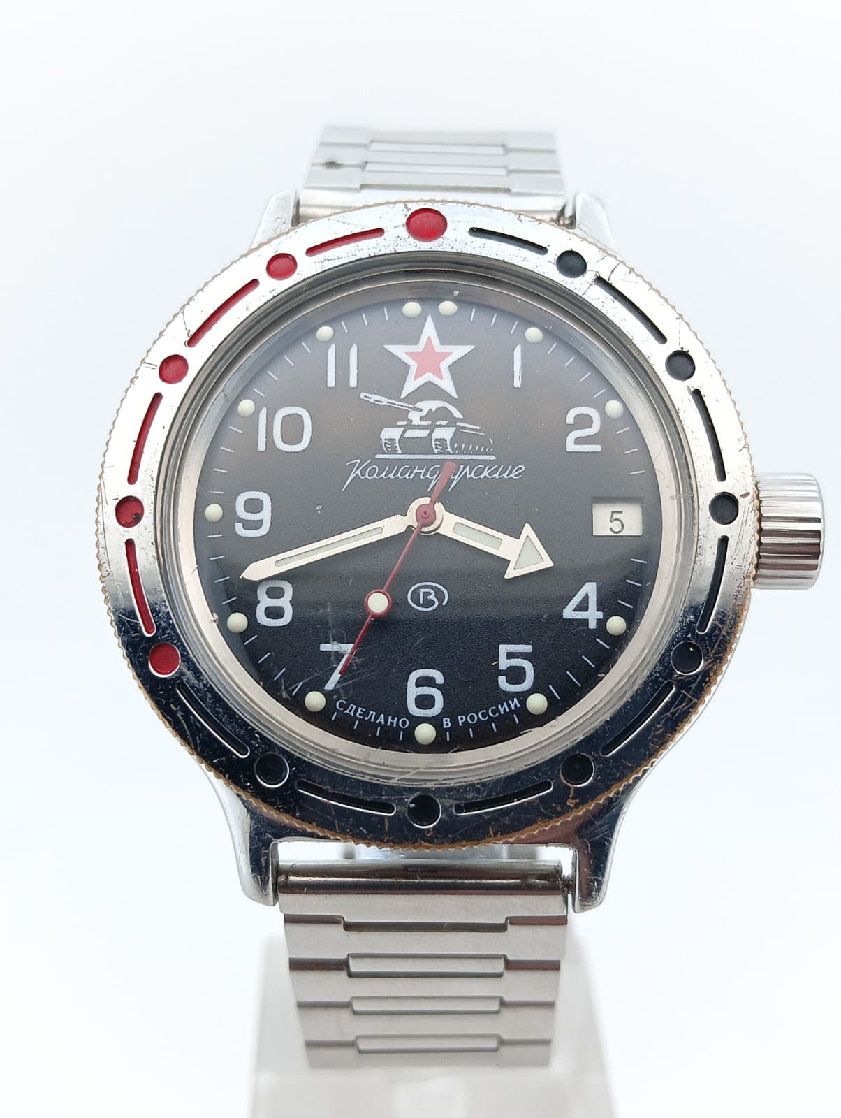 Vostok Komandirskie "Tank Vintage Russo Post-Sovietico