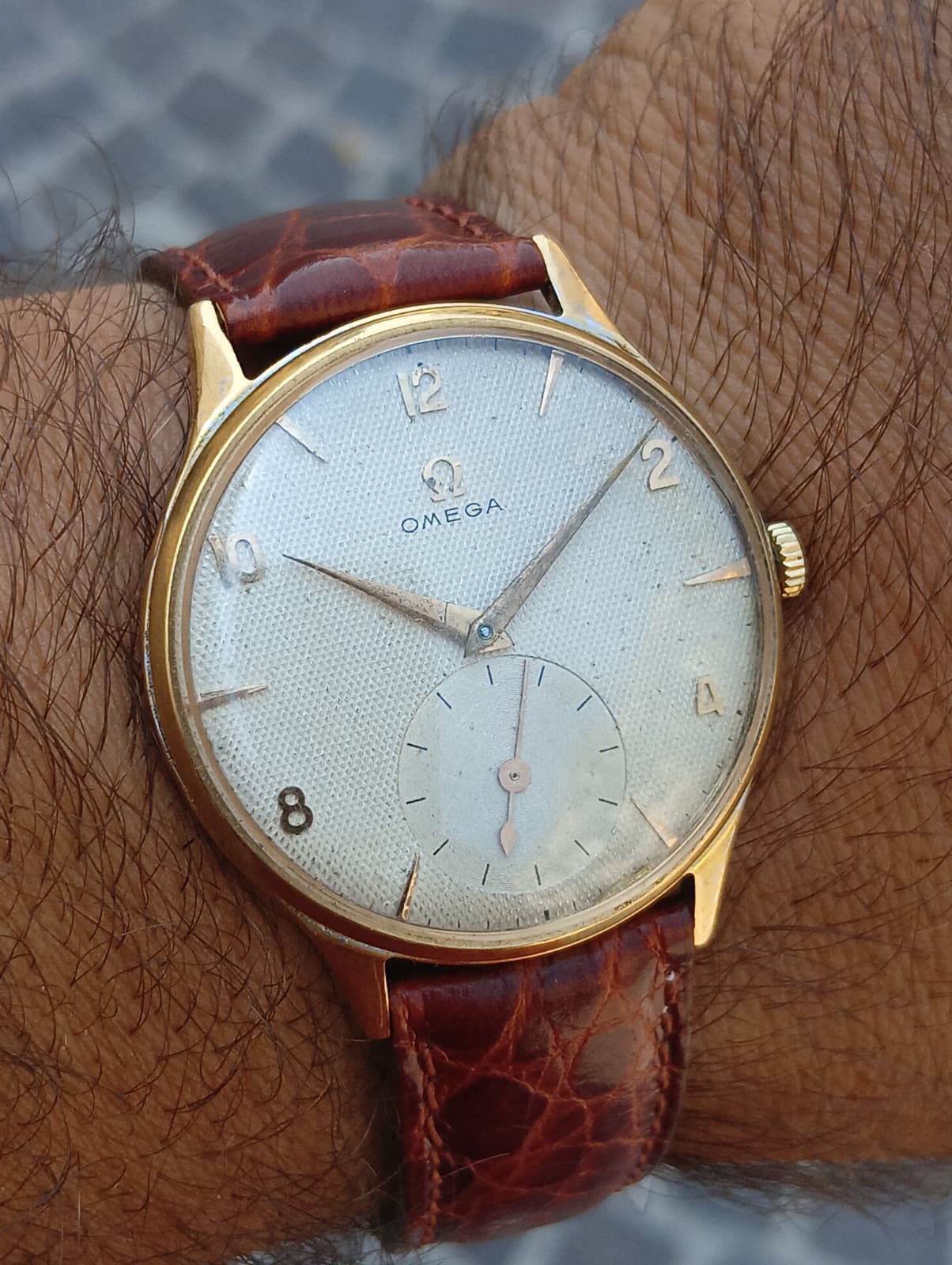 Omega d'epoca cal.265-  1950s- Placcato oro