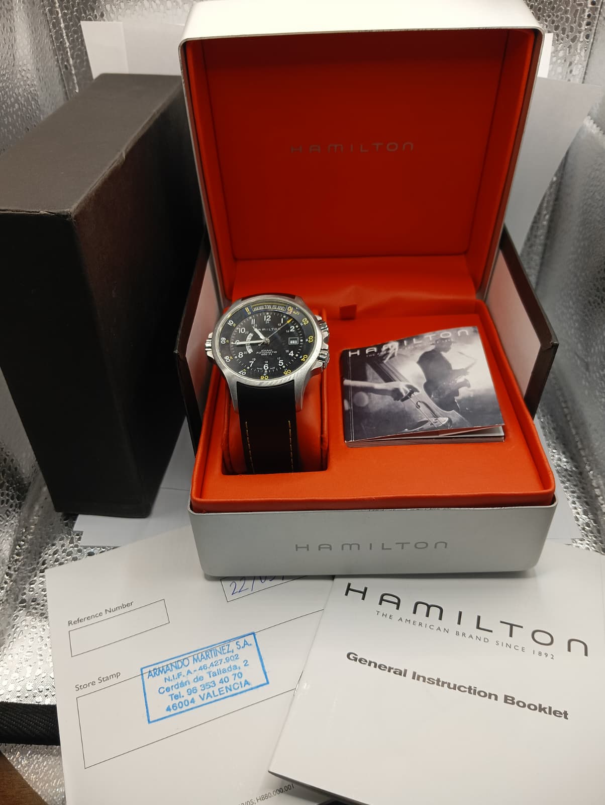 Hamilton GMT Khaki Field ref. H776450