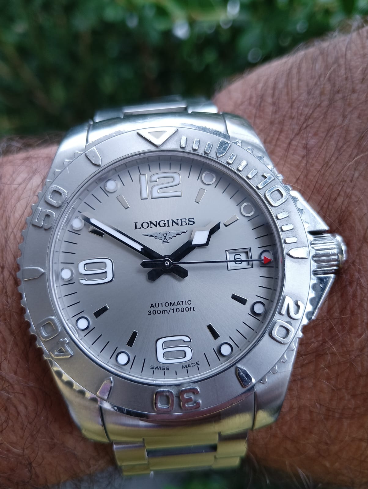 Longines HydroConquest Automatic L3.671.4 - Grey Platinum