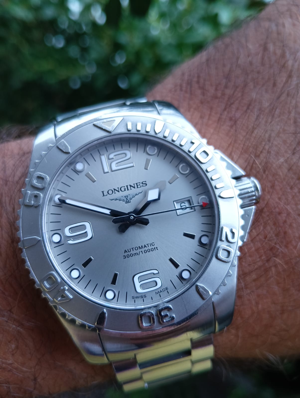 Longines HydroConquest Automatic L3.671.4 - Grey Platinum