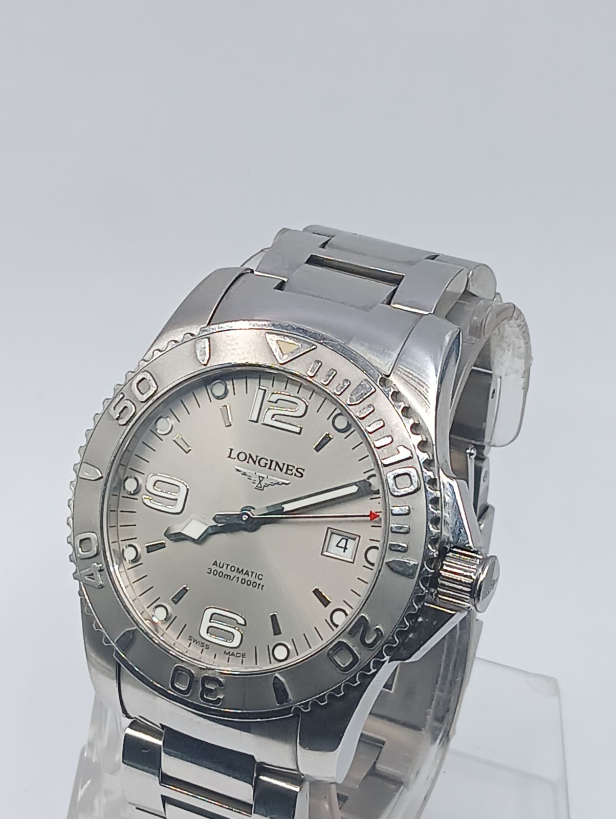 Longines HydroConquest Automatic L3.671.4 - Grey Platinum