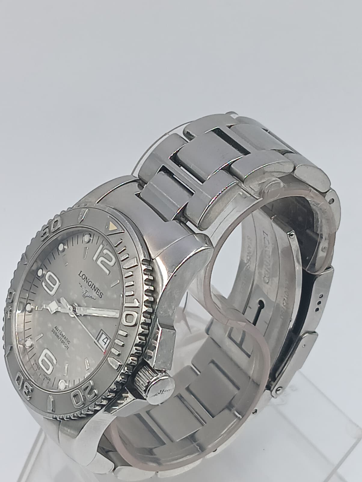 Longines HydroConquest Automatic L3.671.4 - Grey Platinum