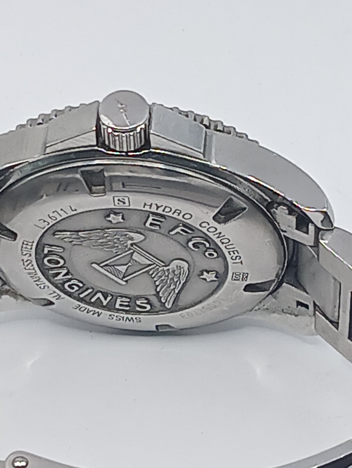 Longines HydroConquest Automatic L3.671.4 - Grey Platinum