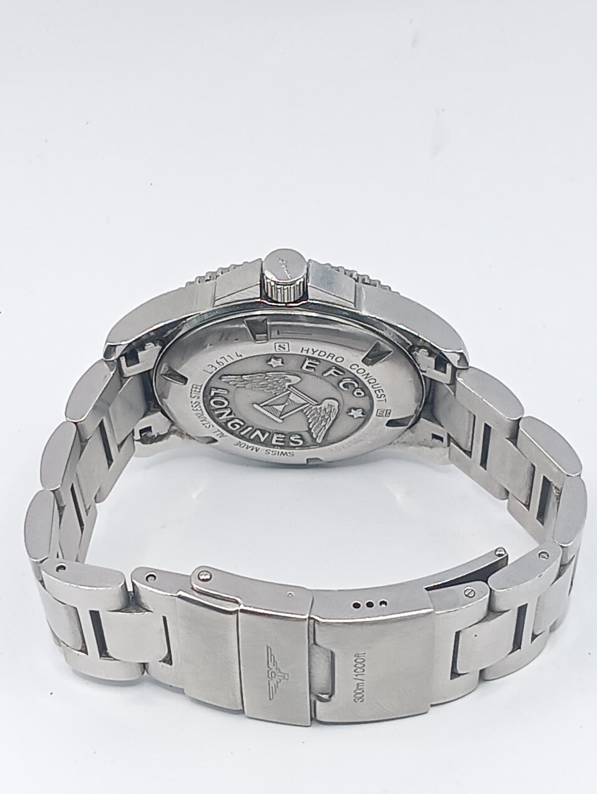 Longines HydroConquest Automatic L3.671.4 - Grey Platinum