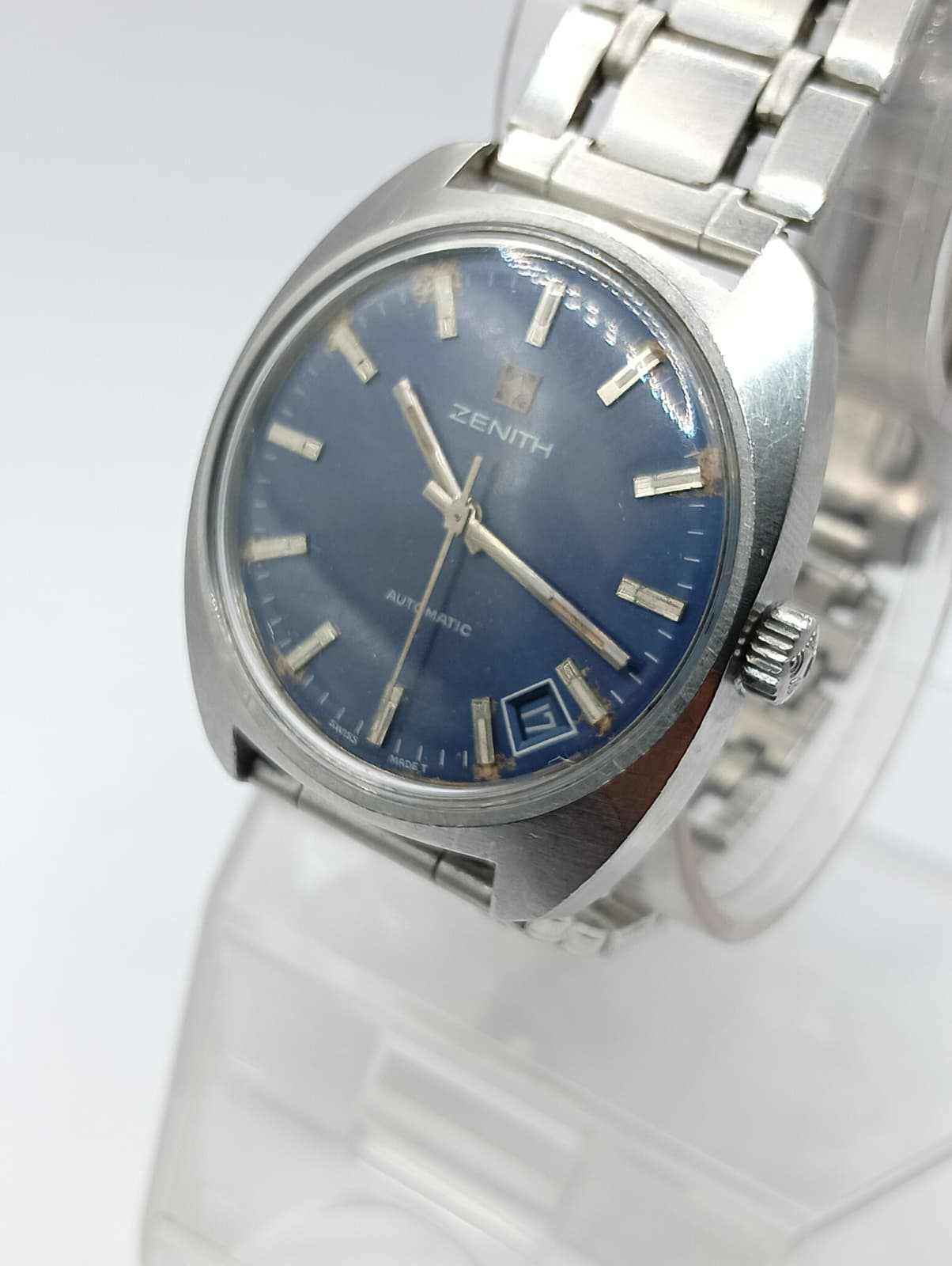 Zenith Surf Automatic Blue dial 1970