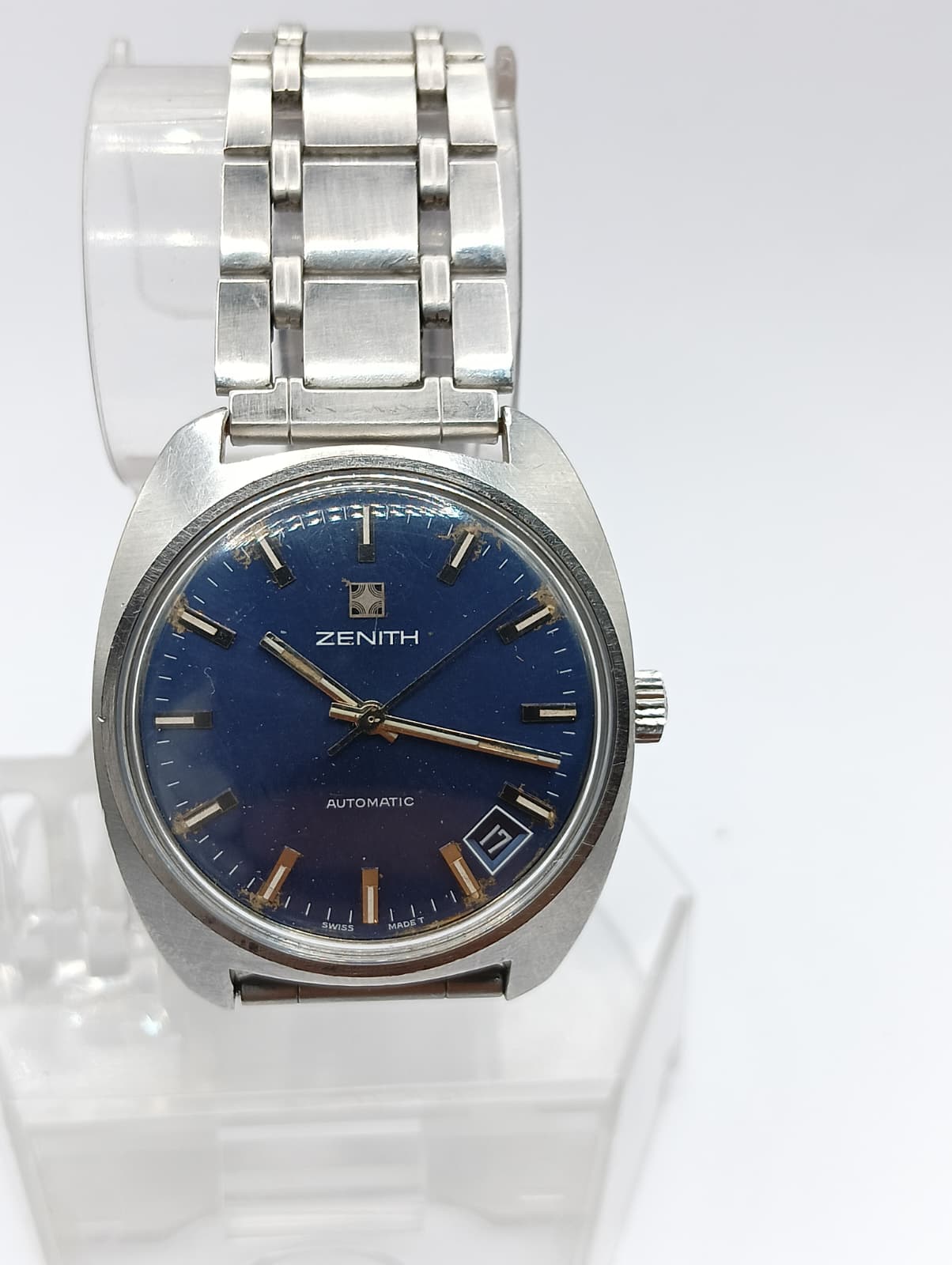 Zenith Surf Automatic Blue dial 1970