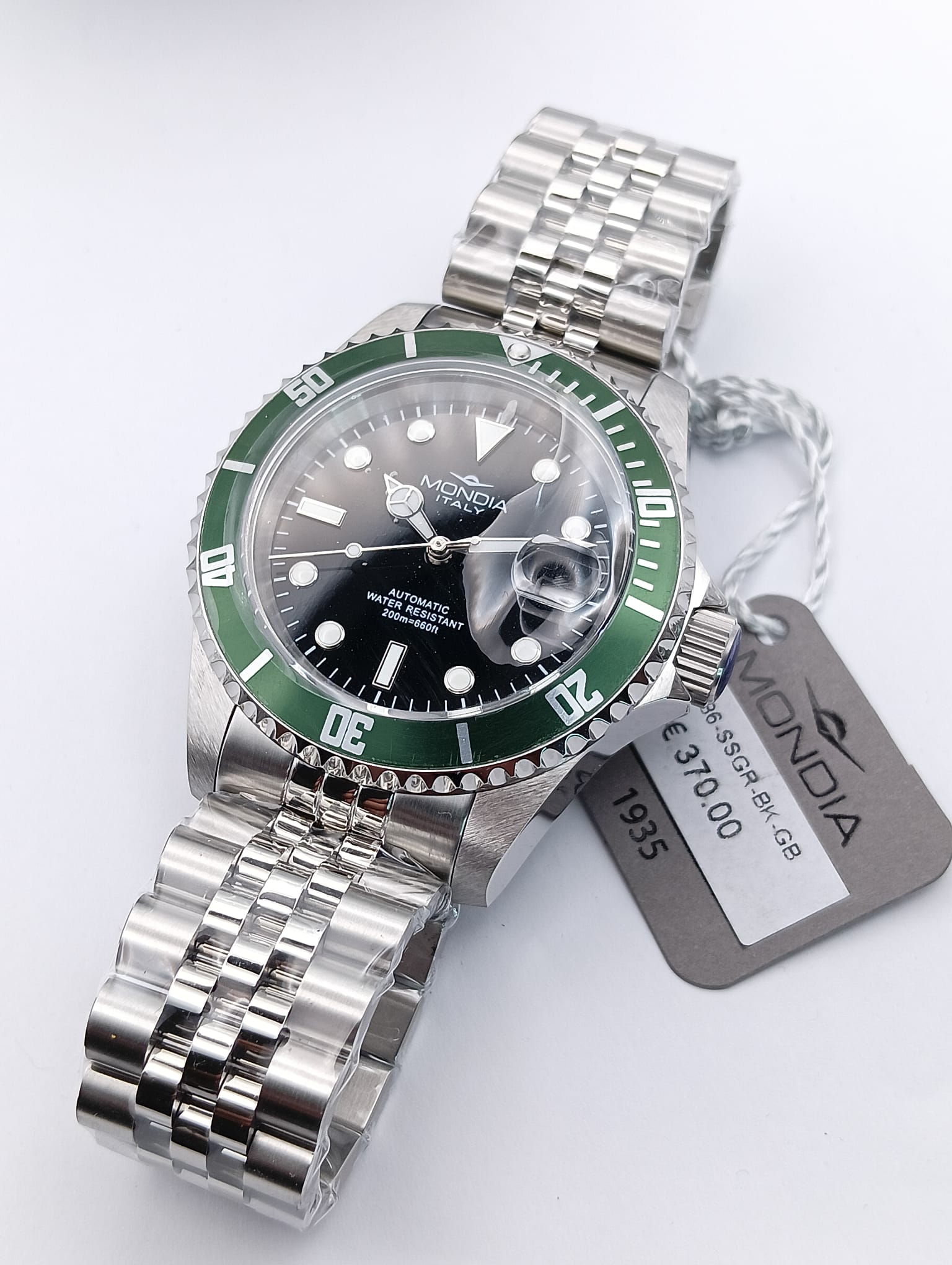 Mondia Automatic Diver MI-786 Green (Hulk)