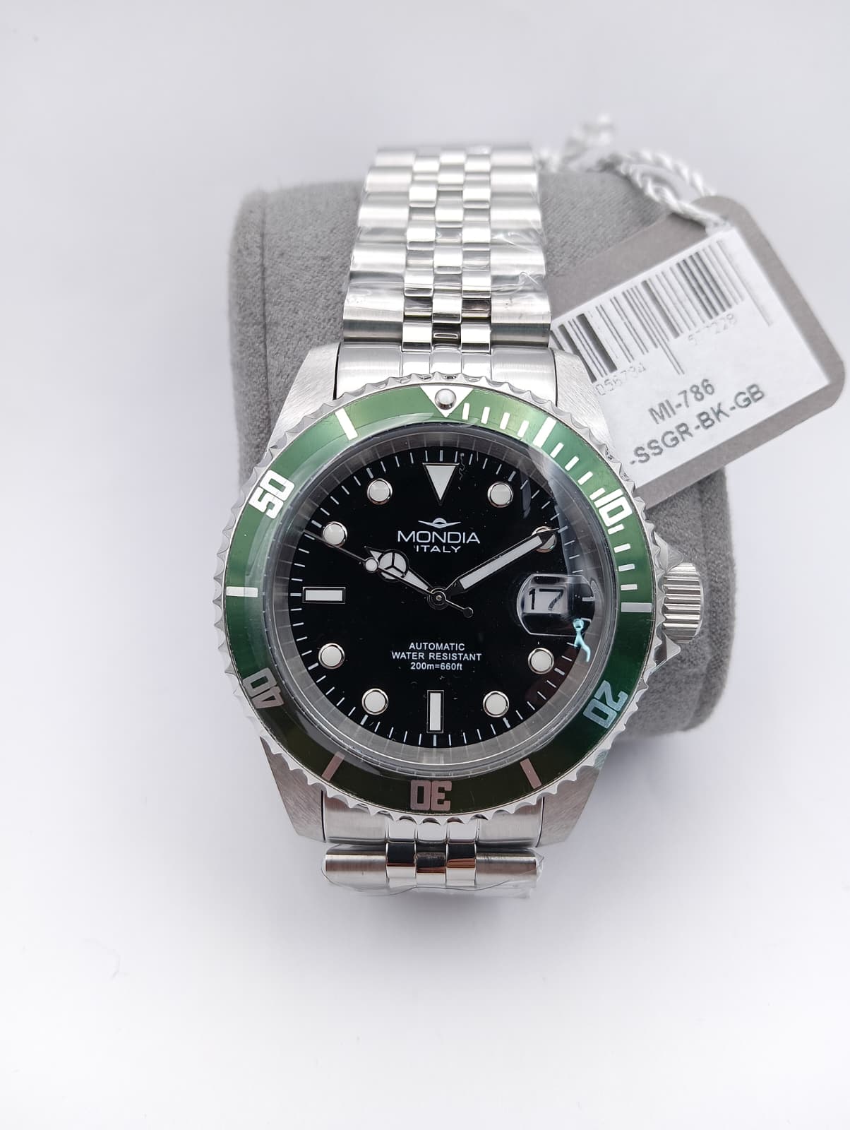 Mondia Automatic Diver MI-786 Green (Hulk)