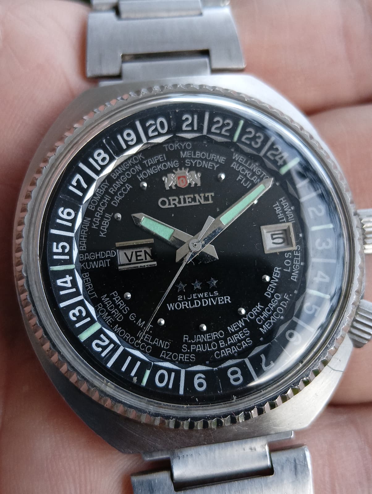 Orient WorldDiver Tristar Vintage - Top Conditions