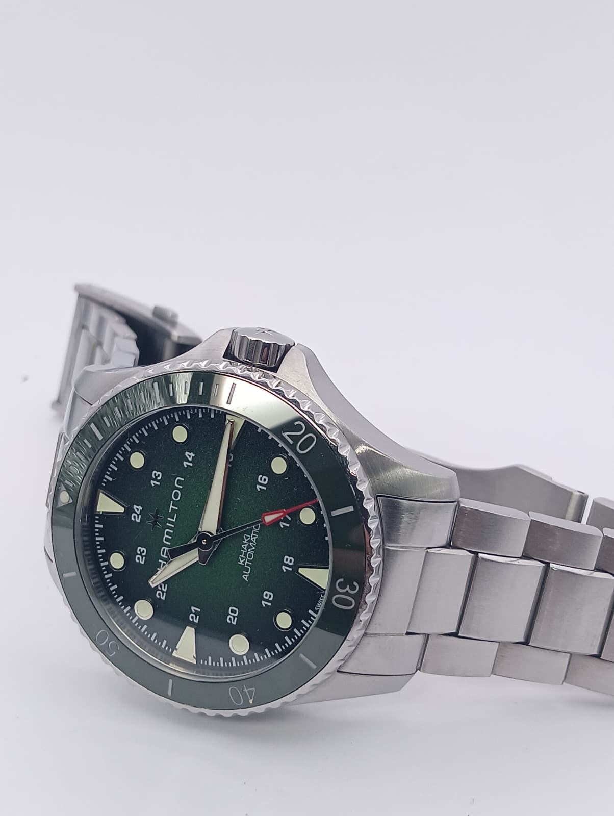 Hamilton Khaki Navy Scuba Auto Green H82525160