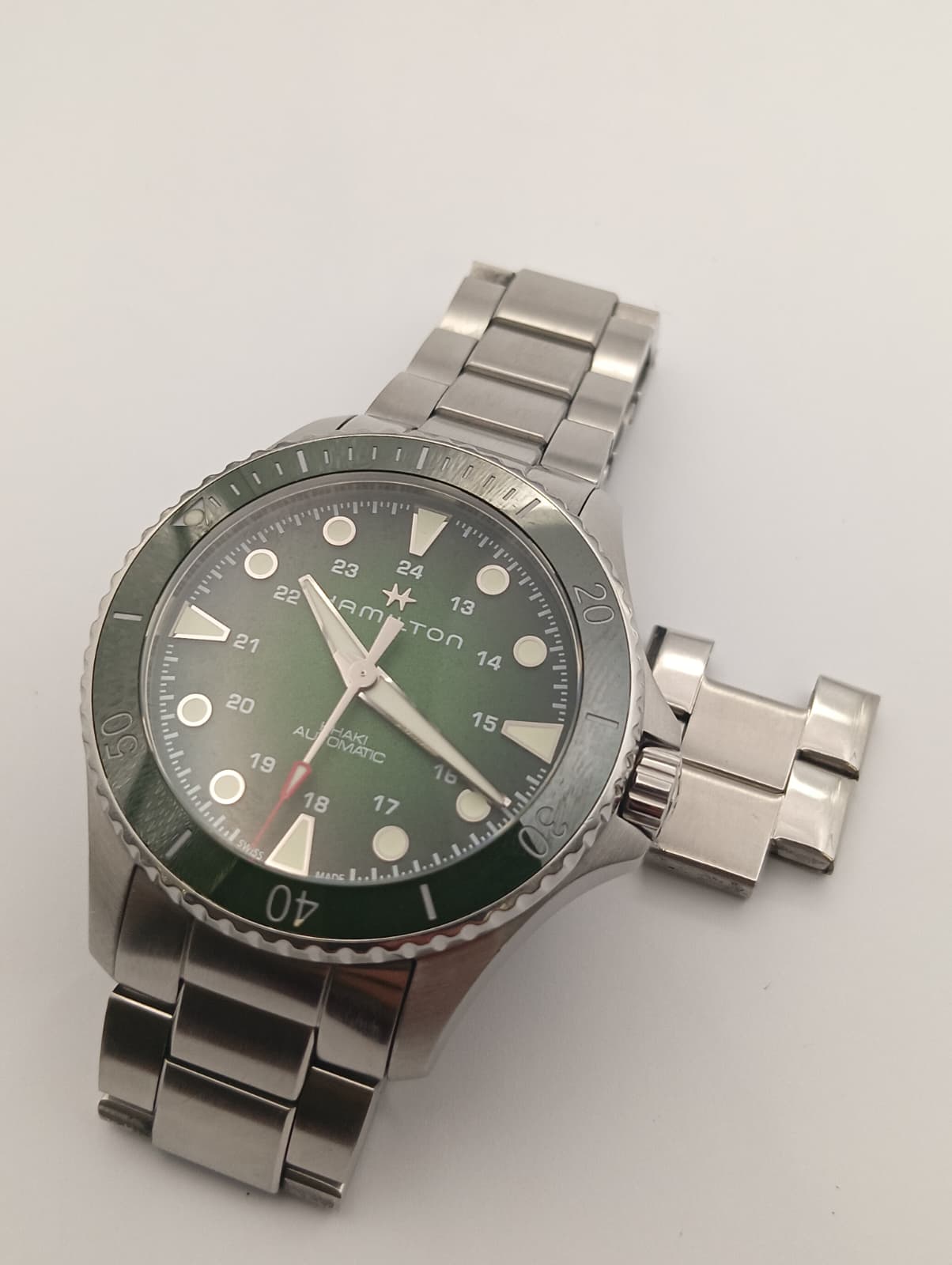 Hamilton Khaki Navy Scuba Auto Green H82525160