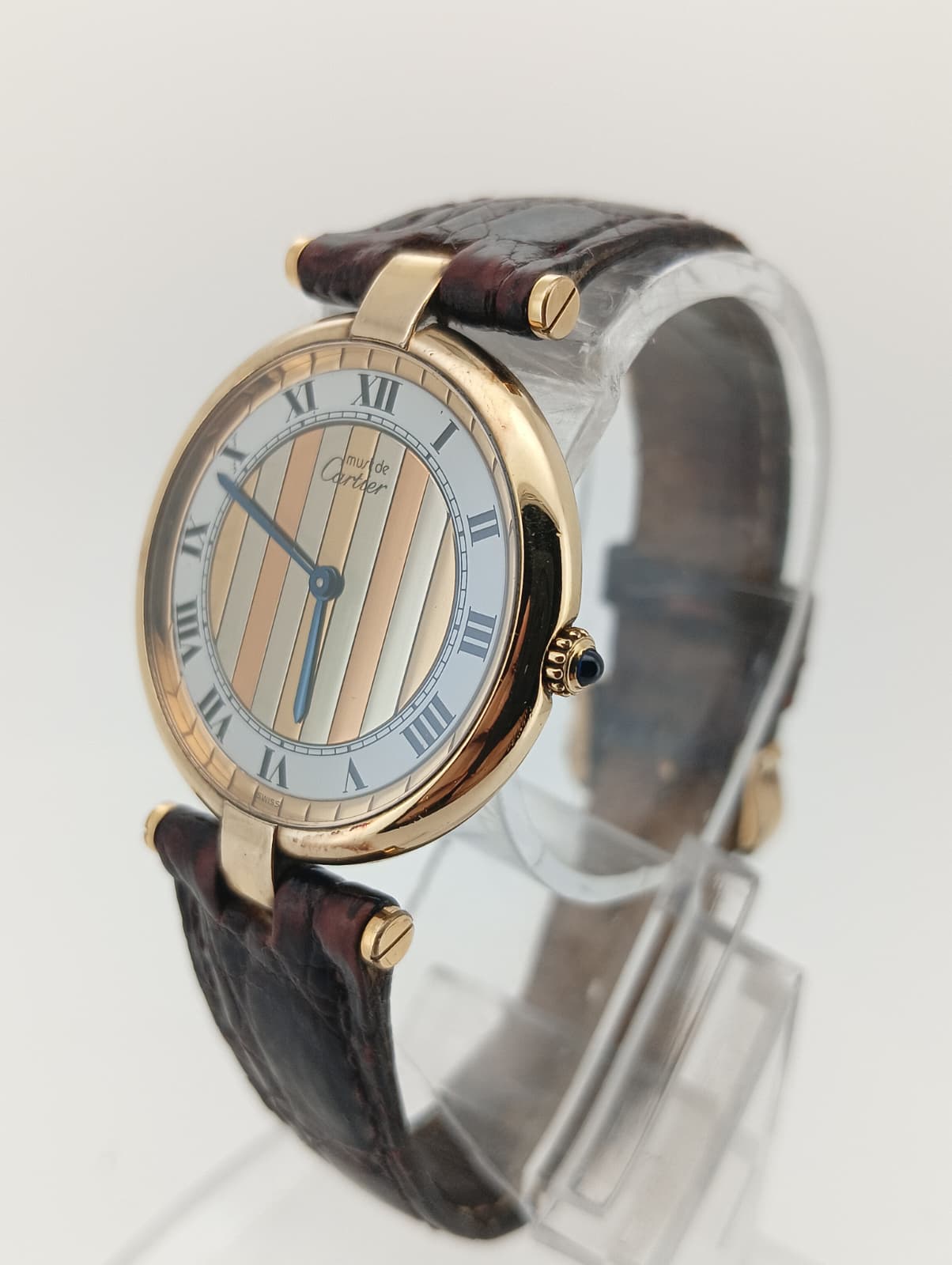 Cartier Must Vendôme Vermeil "Trinity Dial" ref.590004