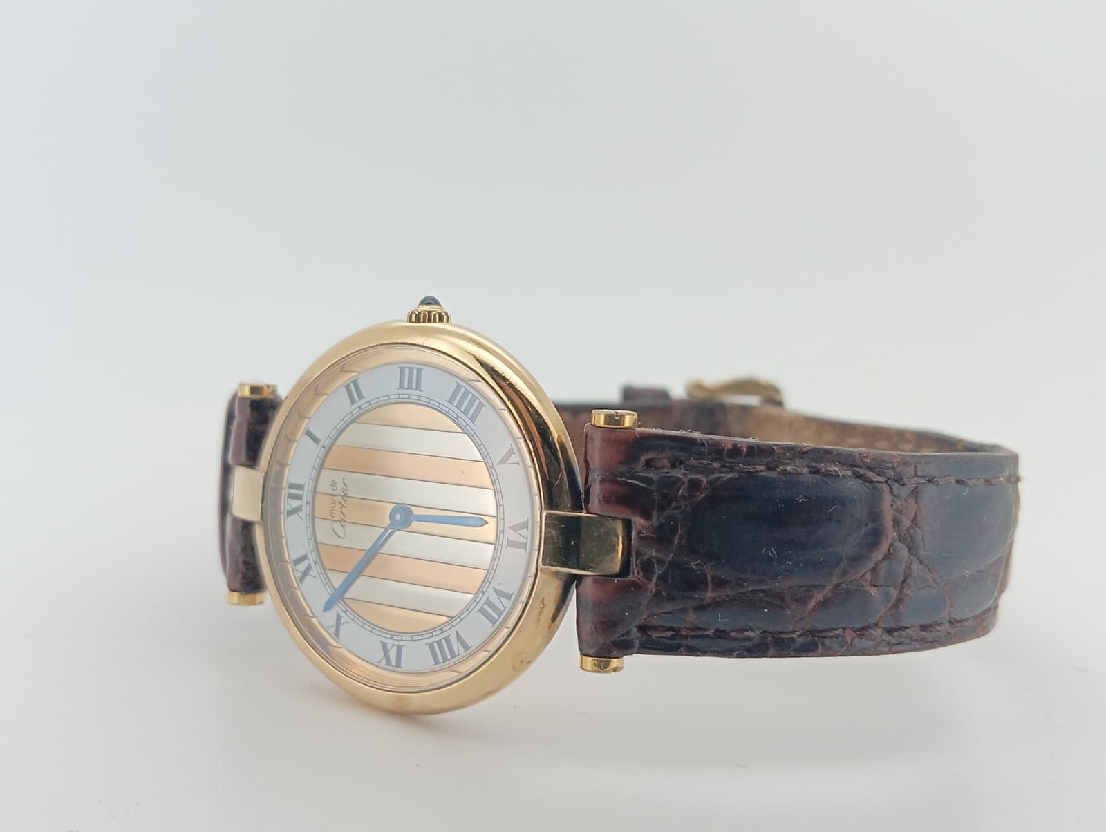 Cartier Must Vendôme Vermeil "Trinity Dial" ref.590004
