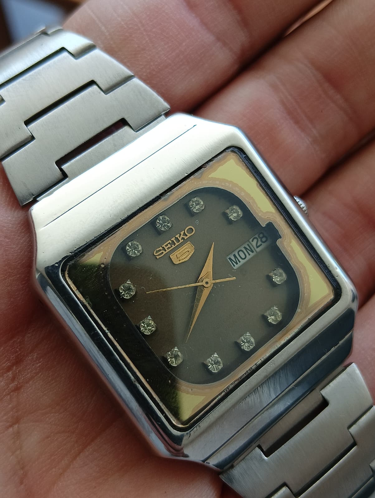 Vintage Seiko 5 Automatic "TV Case
