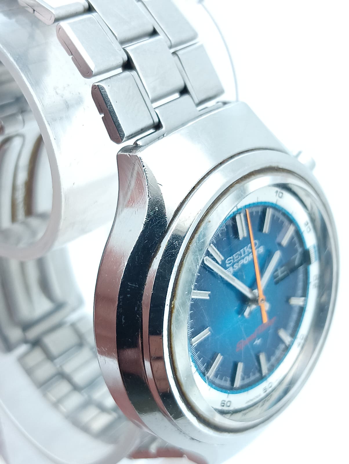 SEIKO 5 Sports Speed-Timer "Blue Dial" Vintage – Ref. 7015-8000