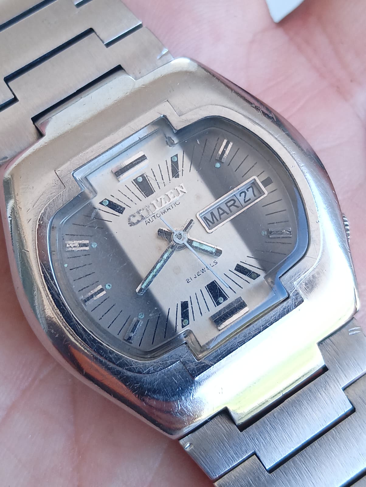 CITIZEN AUTOMATIC "TV DIAL" VINTAGE SPACE AGE (ANNI '70)