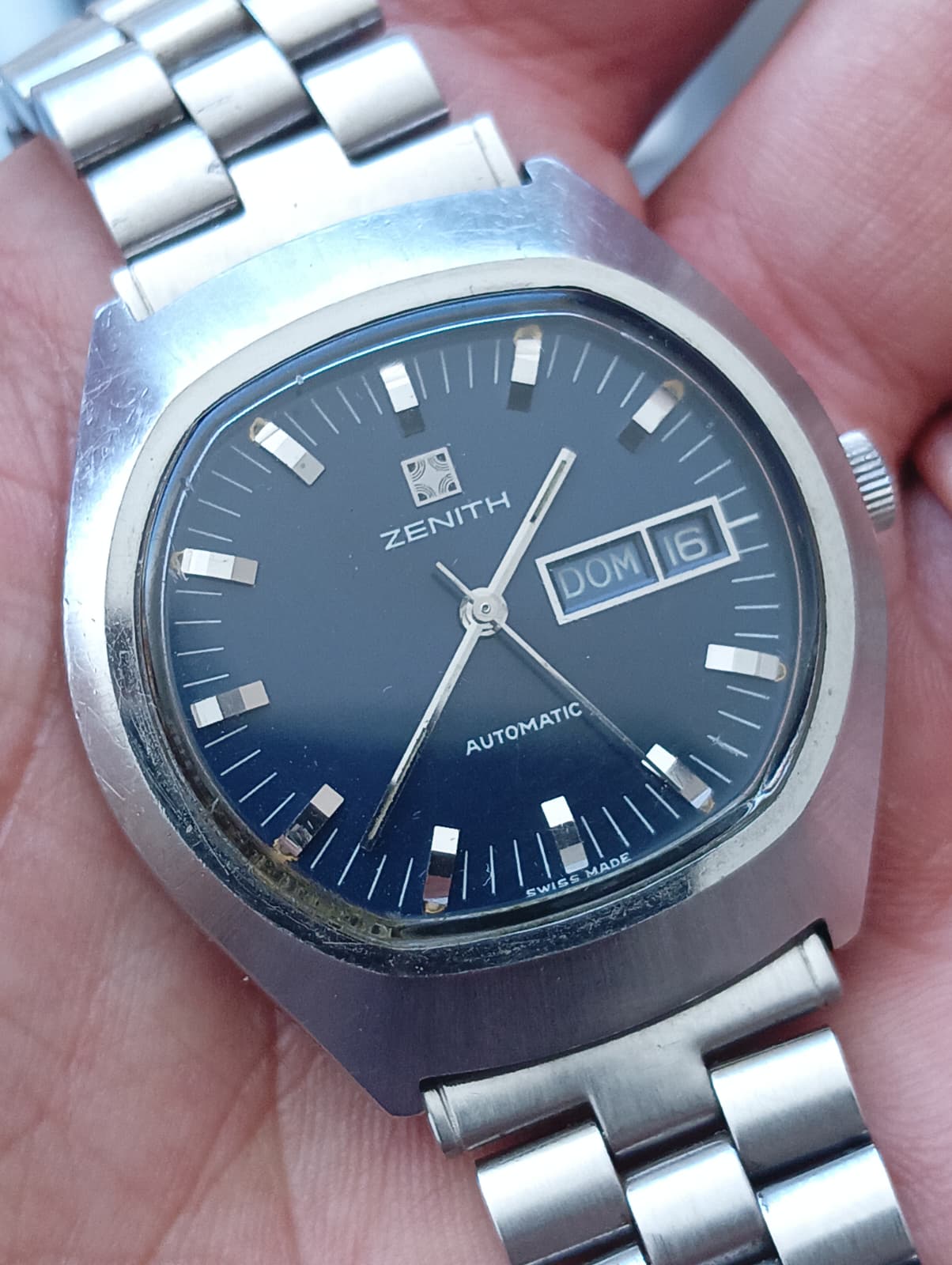 Zenith Surf Automatic Day-Date "Hi-Beat" 38mm – Anni '70