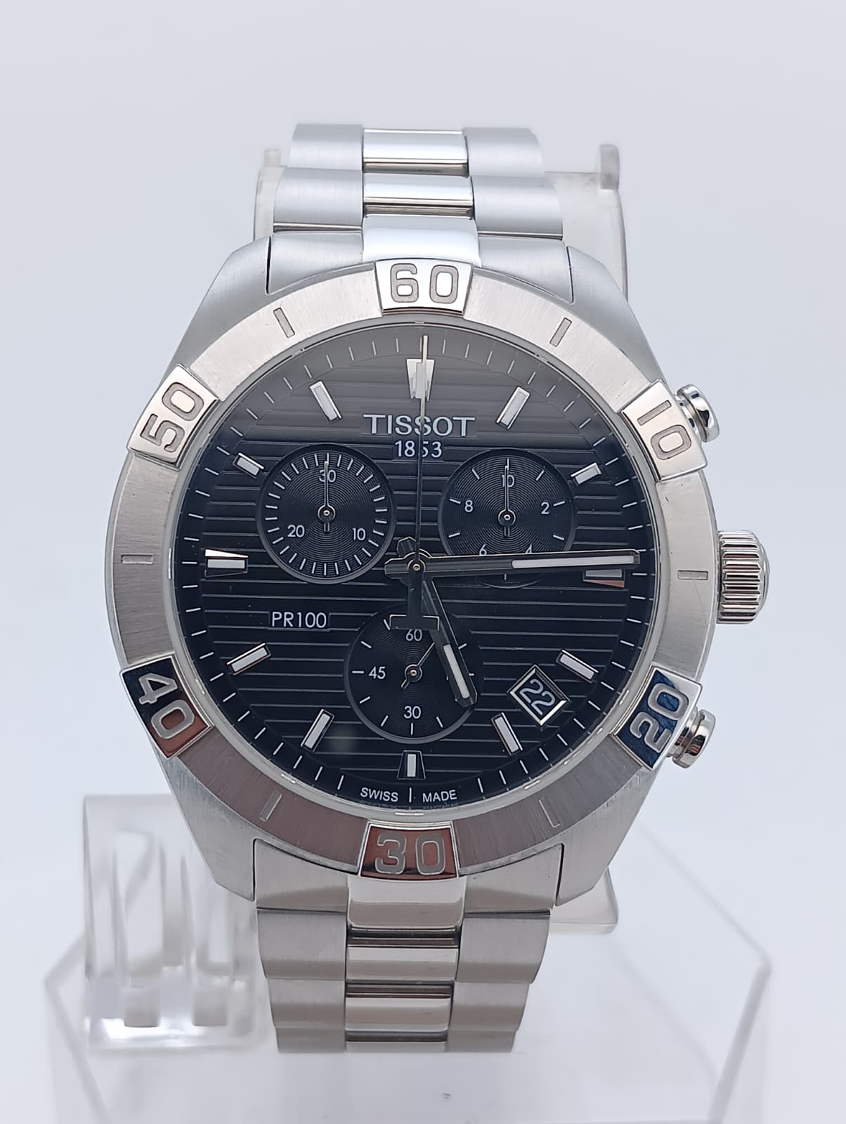 Tissot PR 100 Sport Chronograph 44mm – Ref. T101.617.11.051.00 –