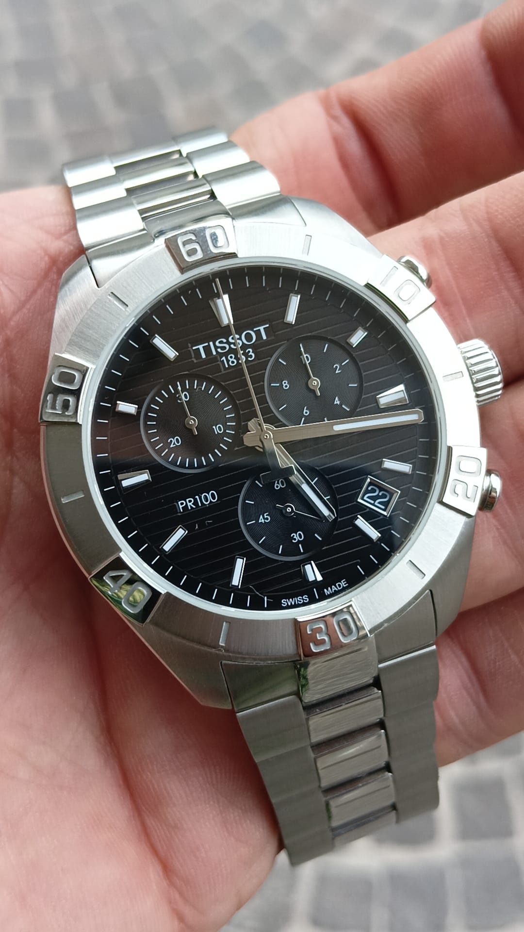 Tissot PR 100 Sport Chronograph 44mm – Ref. T101.617.11.051.00 –