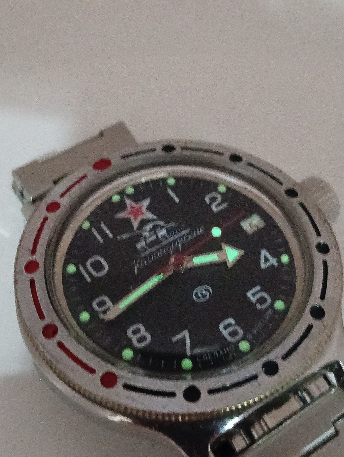 Vostok Komandirskie "Tank Vintage Russo Post-Sovietico