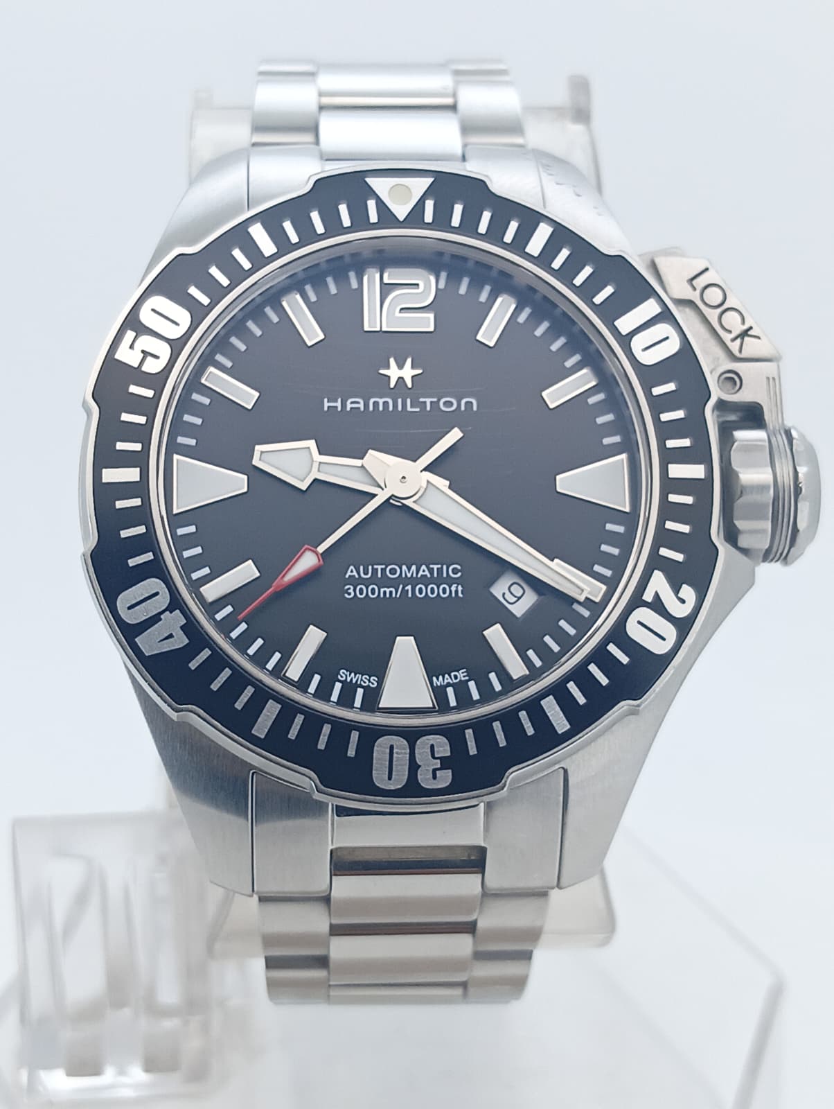 HAMILTON Khaki Navy Frogman Auto H77605135