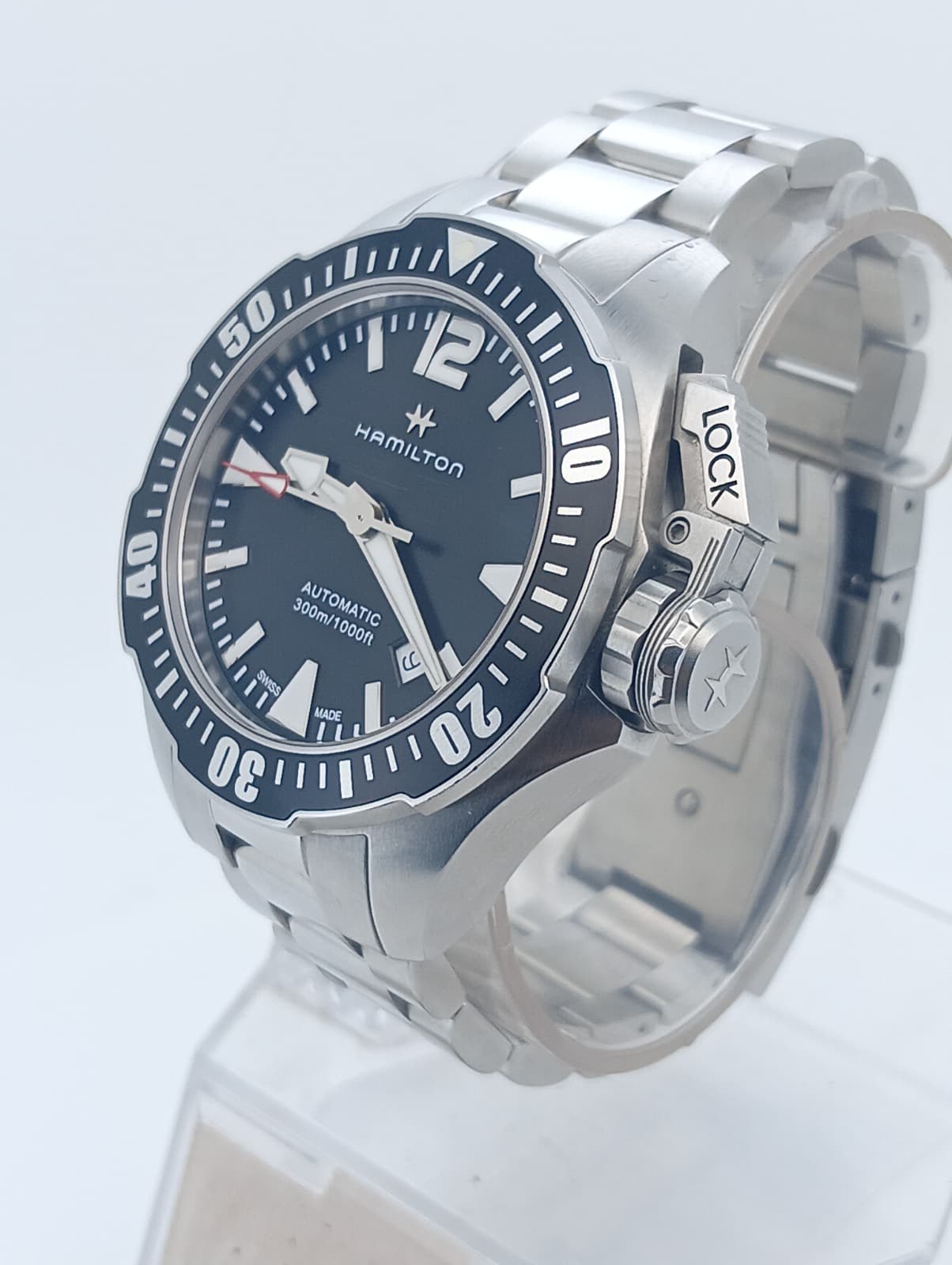 HAMILTON Khaki Navy Frogman Auto H77605135