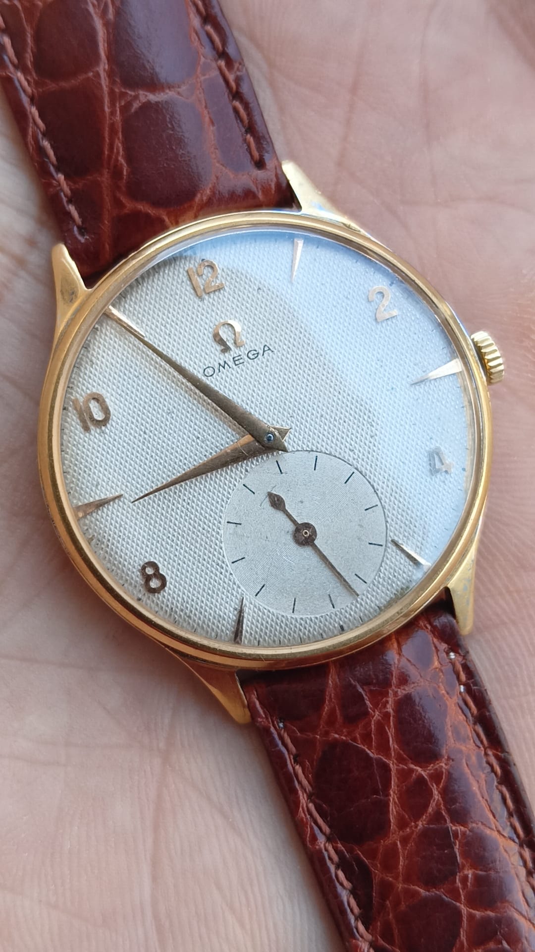 Omega d'epoca cal.265-  1950s- Placcato oro
