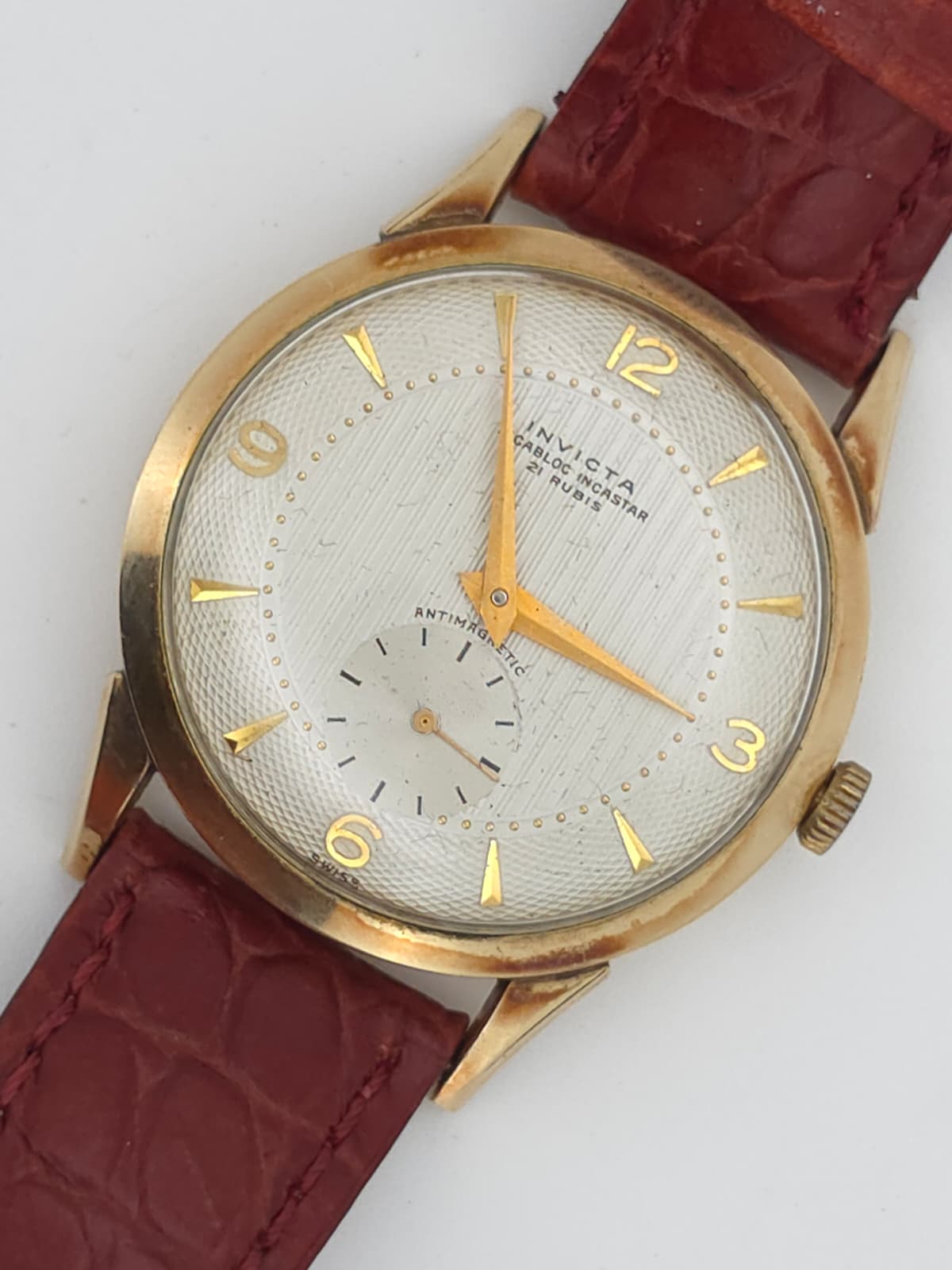 INVICTA Incabloc Incastar Vintage 36mm – Quadrante Pie-Pan