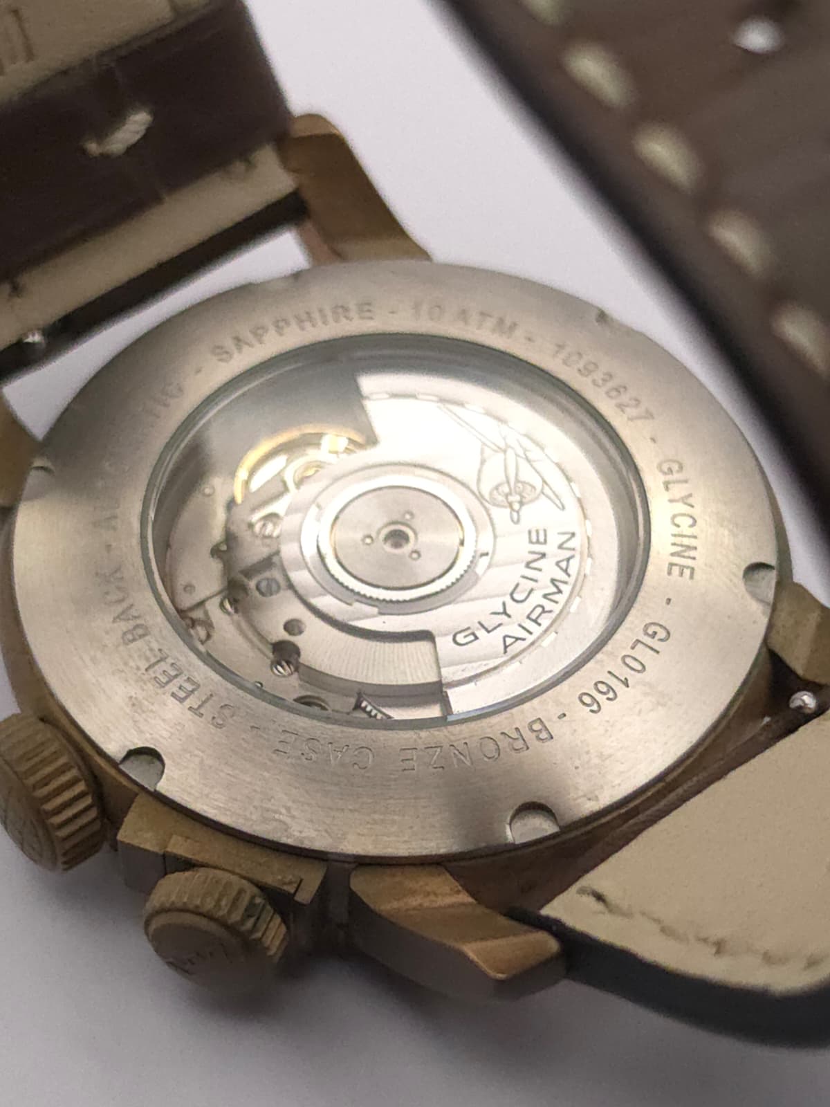 Glycine Airman 44 Bronze Automatic Worldtimer – Ref. GL0166