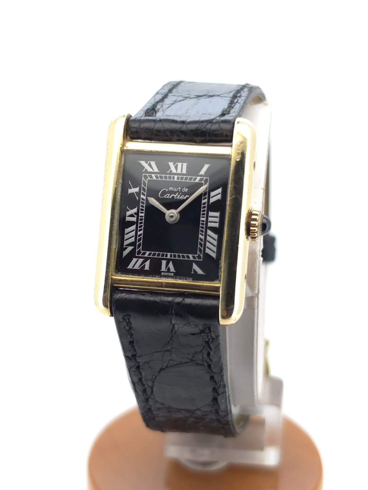 Cartier Tank Must - Meccanico Black Roman Ref.3