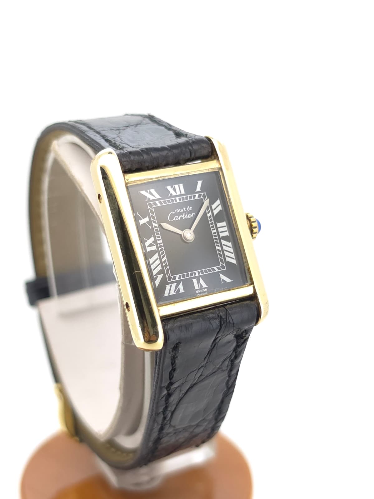 Cartier Tank Must - Meccanico Black Roman Ref.3
