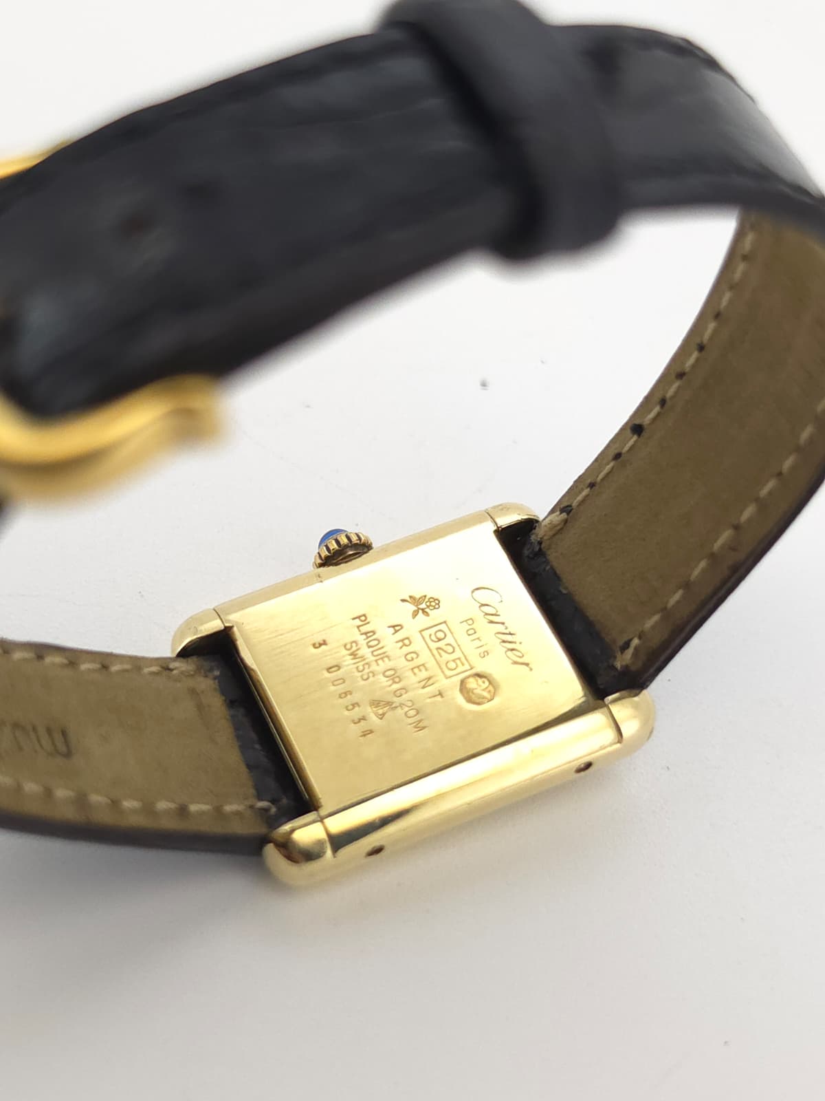 Cartier Tank Must - Meccanico Black Roman Ref.3