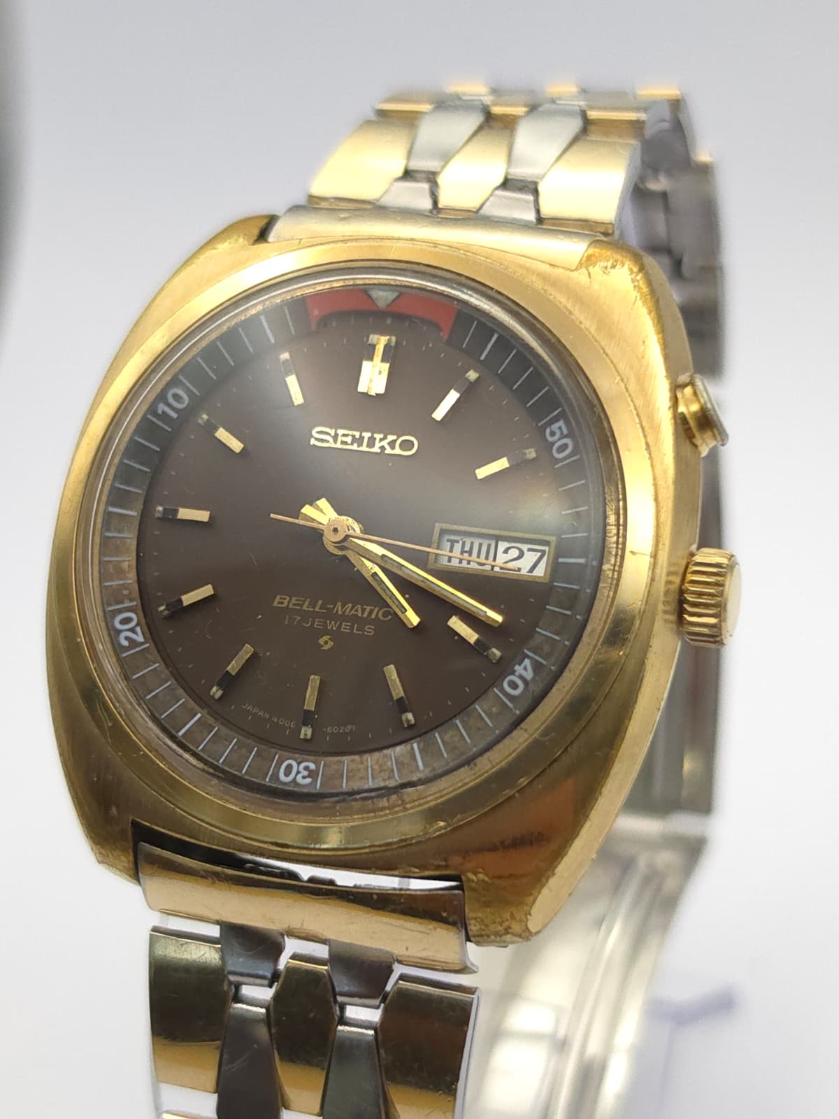 SEIKO Bell-Matic Alarm 4006-6030 Vintage 1970s