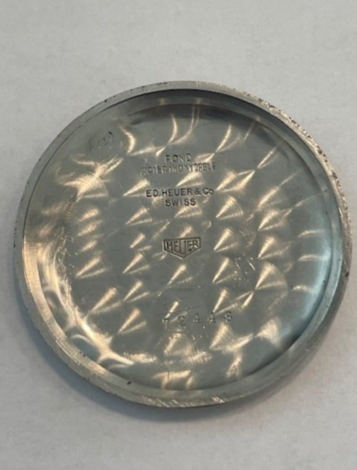 Heuer Chronograph 1950's Gold Plated