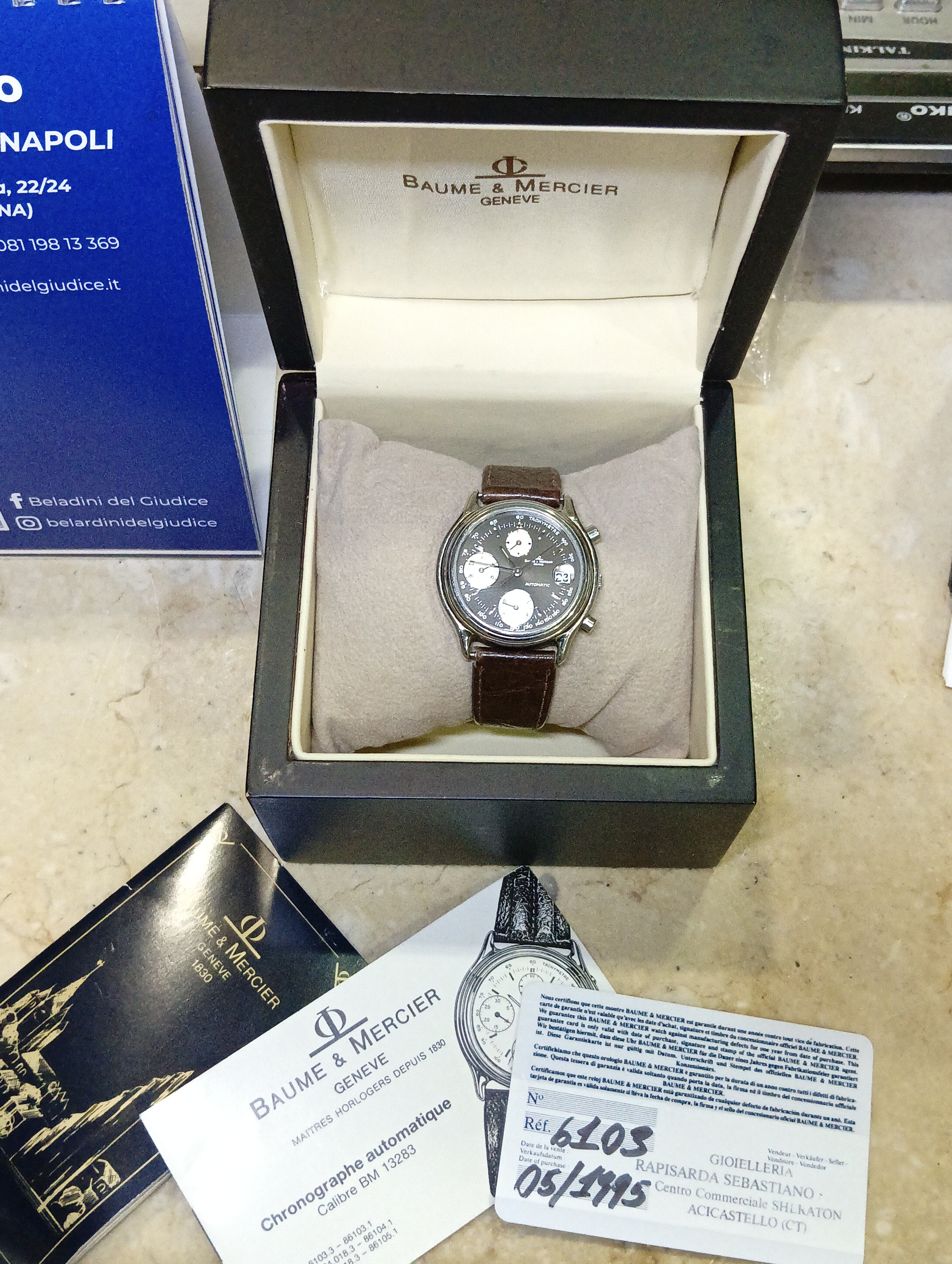 Baume & Mercier Baumatic 6103 Chronograph 1995s